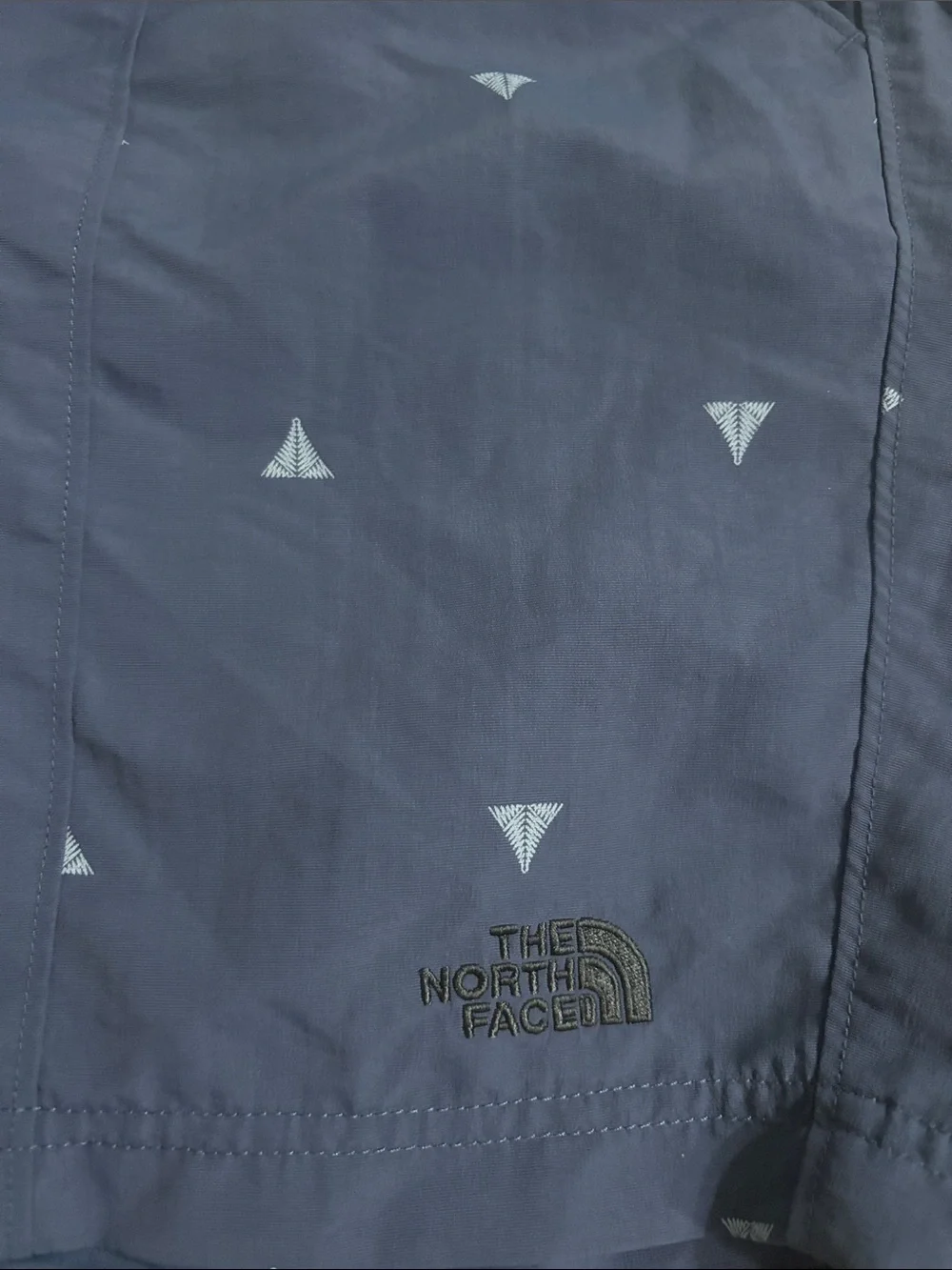 The North Face Men's Navy Swim Trunks with Light Blue (L)